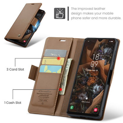 Samsung Galaxy A30s Litchi Texture RFID Anti-theft Leather Phone Case with Butterfly Buckle, Stand & Card Wallet with TPU Shell