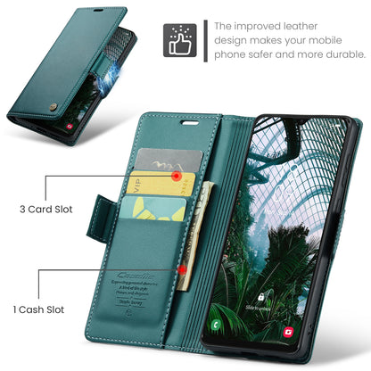 Samsung Galaxy A50/A50s Litchi Texture RFID Anti-theft Leather Phone Case with Butterfly Buckle, Stand & Card Wallet with TPU Shell