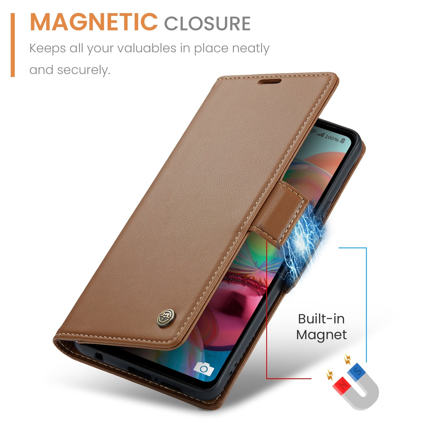 Samsung Galaxy A71 4G Litchi Texture RFID Anti-theft Leather Phone Case with Butterfly Buckle, Stand & Card Wallet with TPU Shell