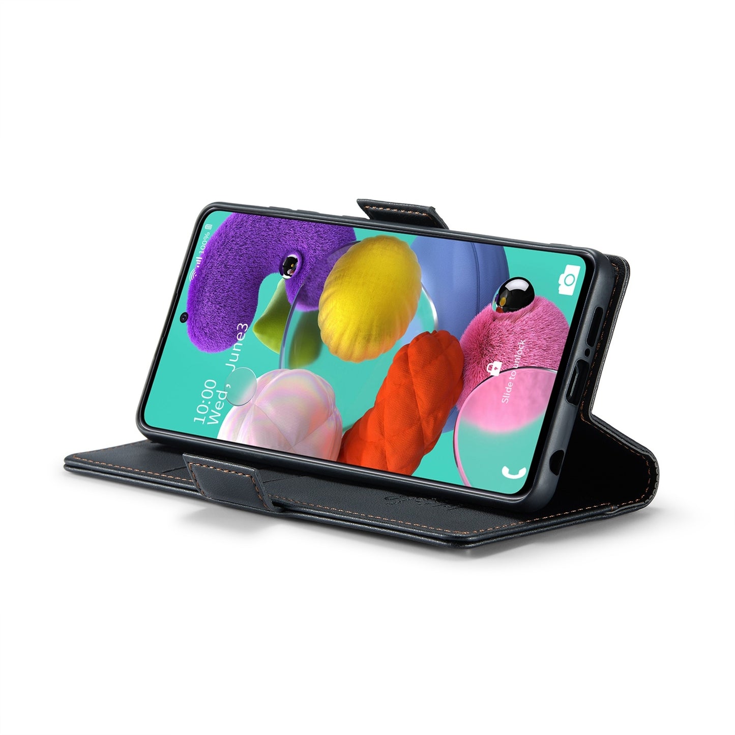 Samsung Galaxy M40s Litchi Texture RFID Anti-theft Leather Phone Case with Butterfly Buckle, Stand & Card Wallet with TPU Shell