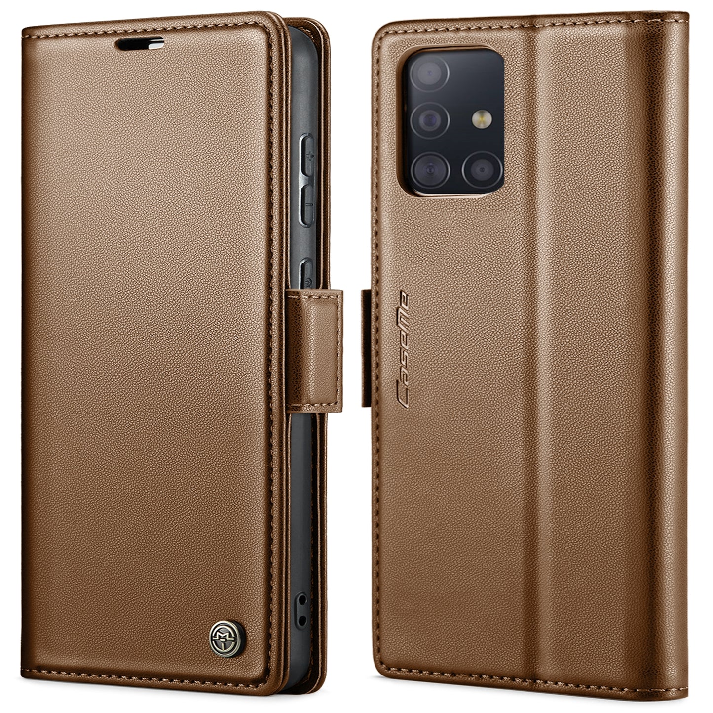Samsung Galaxy M40s Litchi Texture RFID Anti-theft Leather Phone Case with Butterfly Buckle, Stand & Card Wallet with TPU Shell