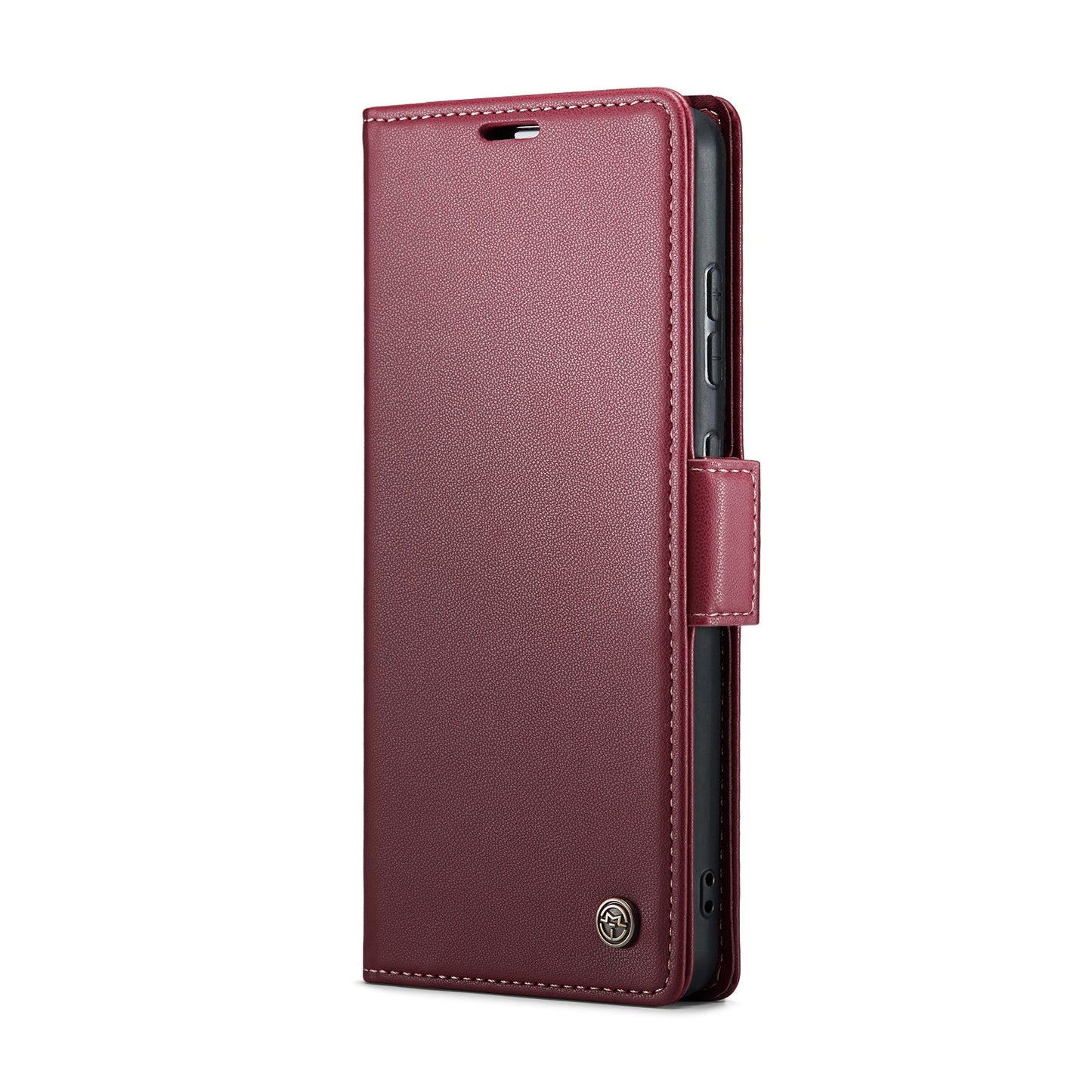 Samsung Galaxy M40s Litchi Texture RFID Anti-theft Leather Phone Case with Butterfly Buckle, Stand & Card Wallet with TPU Shell