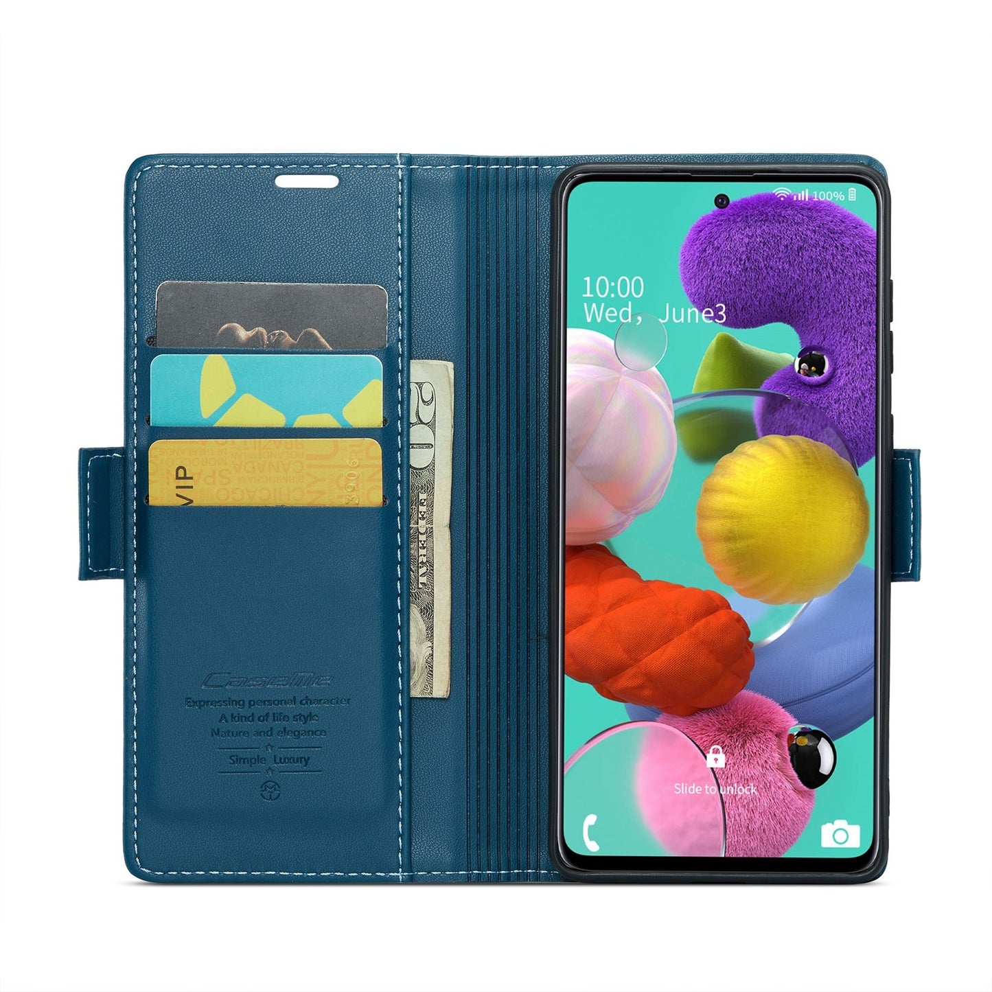 Samsung Galaxy M40s Litchi Texture RFID Anti-theft Leather Phone Case with Butterfly Buckle, Stand & Card Wallet with TPU Shell