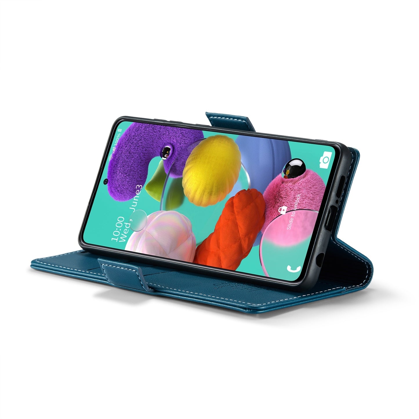 Samsung Galaxy M40s Litchi Texture RFID Anti-theft Leather Phone Case with Butterfly Buckle, Stand & Card Wallet with TPU Shell