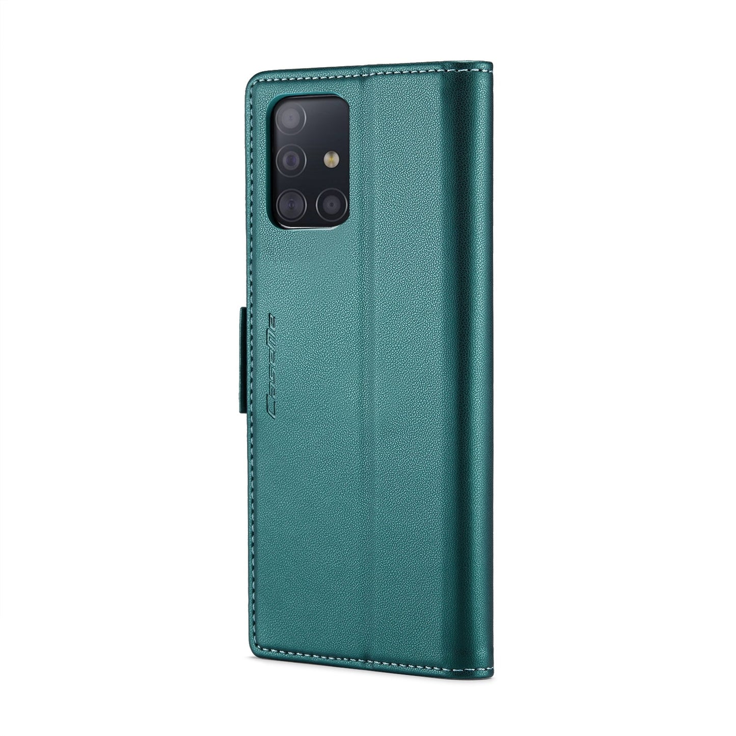 Samsung Galaxy M40s Litchi Texture RFID Anti-theft Leather Phone Case with Butterfly Buckle, Stand & Card Wallet with TPU Shell