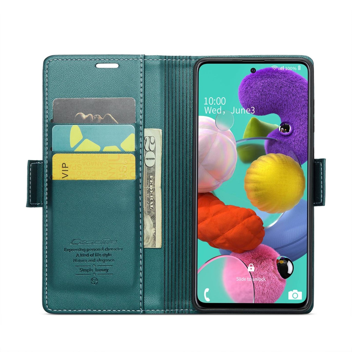 Samsung Galaxy M40s Litchi Texture RFID Anti-theft Leather Phone Case with Butterfly Buckle, Stand & Card Wallet with TPU Shell