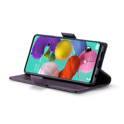 Samsung Galaxy M40s Litchi Texture RFID Anti-theft Leather Phone Case with Butterfly Buckle, Stand & Card Wallet with TPU Shell