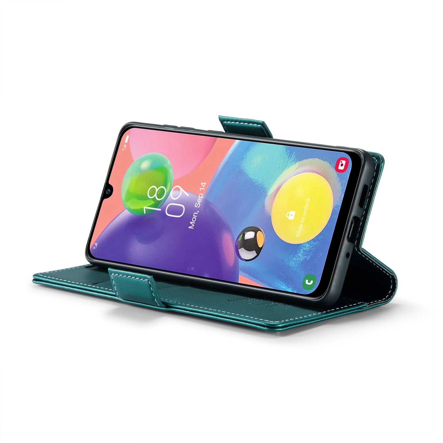 Samsung Galaxy A70/A70s Litchi Texture RFID Anti-theft Leather Phone Case with Butterfly Buckle, Stand & Card Wallet with TPU Shell