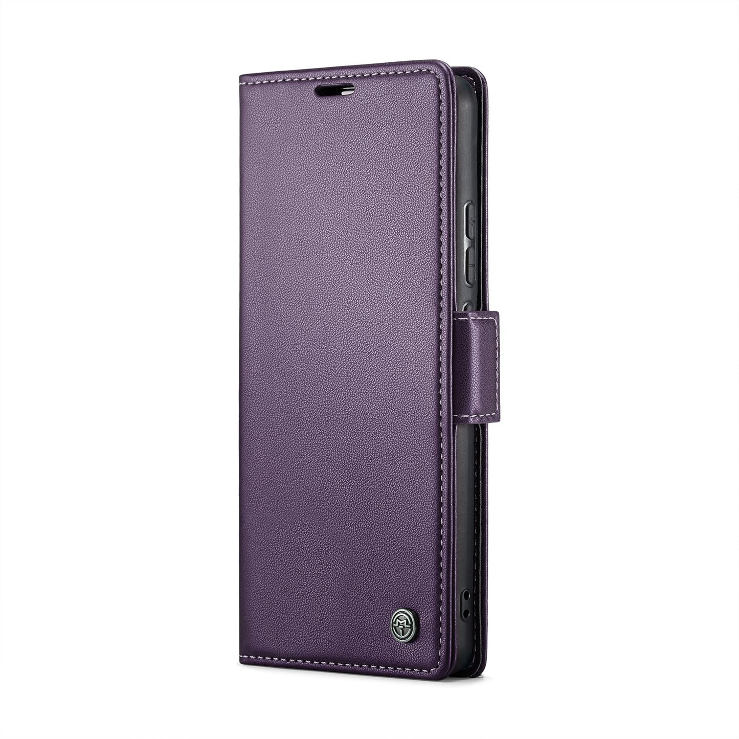 Samsung Galaxy A72 Litchi Texture RFID Anti-theft Leather Phone Case with Butterfly Buckle, Stand & Card Wallet with TPU Shell