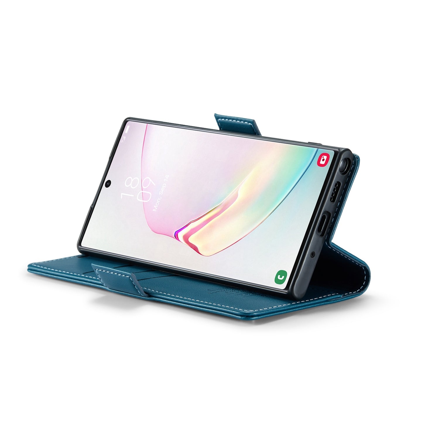 Samsung Galaxy Note10+ Litchi Texture RFID Anti-theft Leather Phone Case with Butterfly Buckle, Stand & Card Wallet with TPU Shell