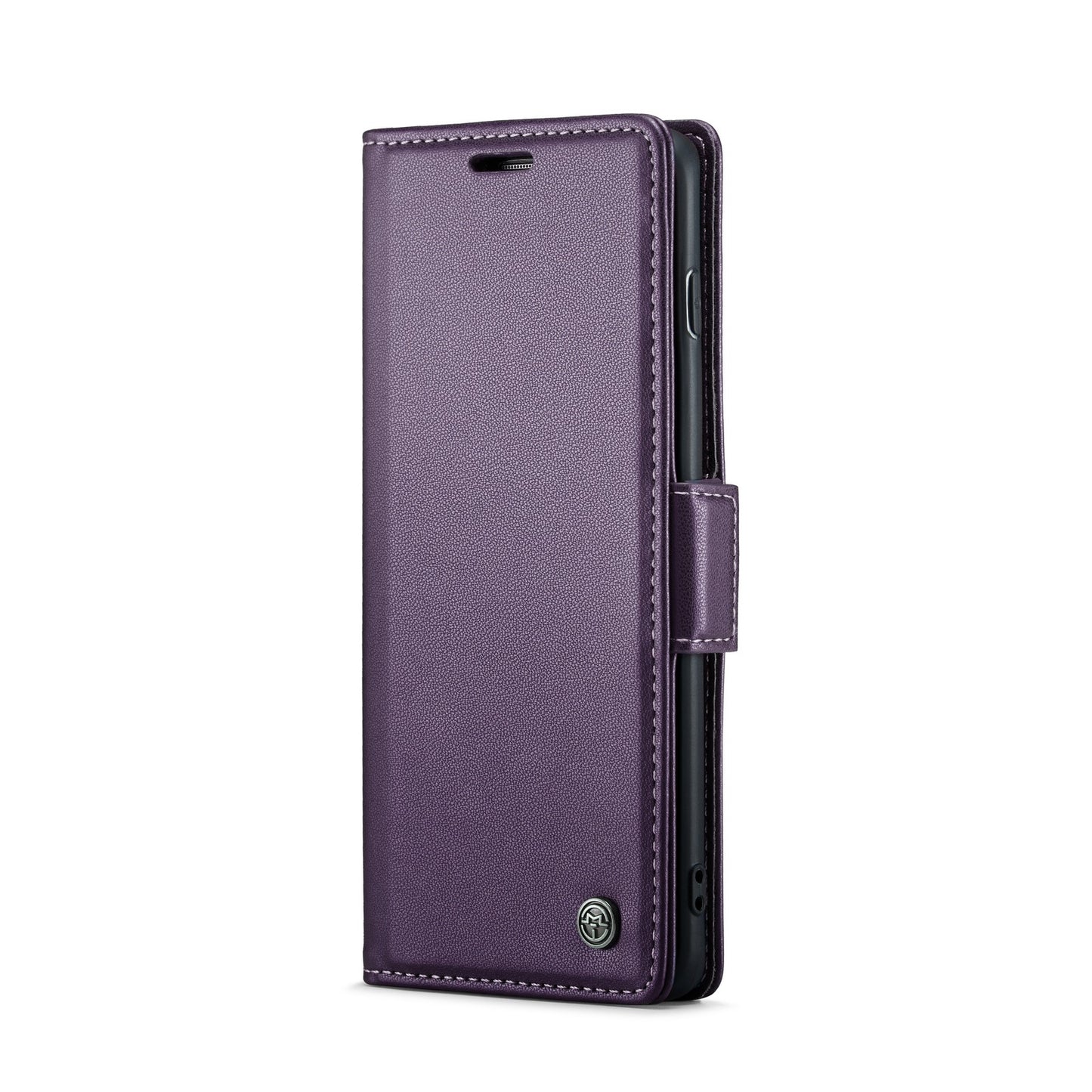 Samsung Galaxy S10 Litchi Texture RFID Anti-theft Leather Phone Case with Butterfly Buckle, Stand & Card Wallet with TPU Shell