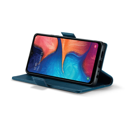 Samsung Galaxy M10s Litchi Texture RFID Anti-theft Leather Phone Case with Butterfly Buckle, Stand & Card Wallet with TPU Shell