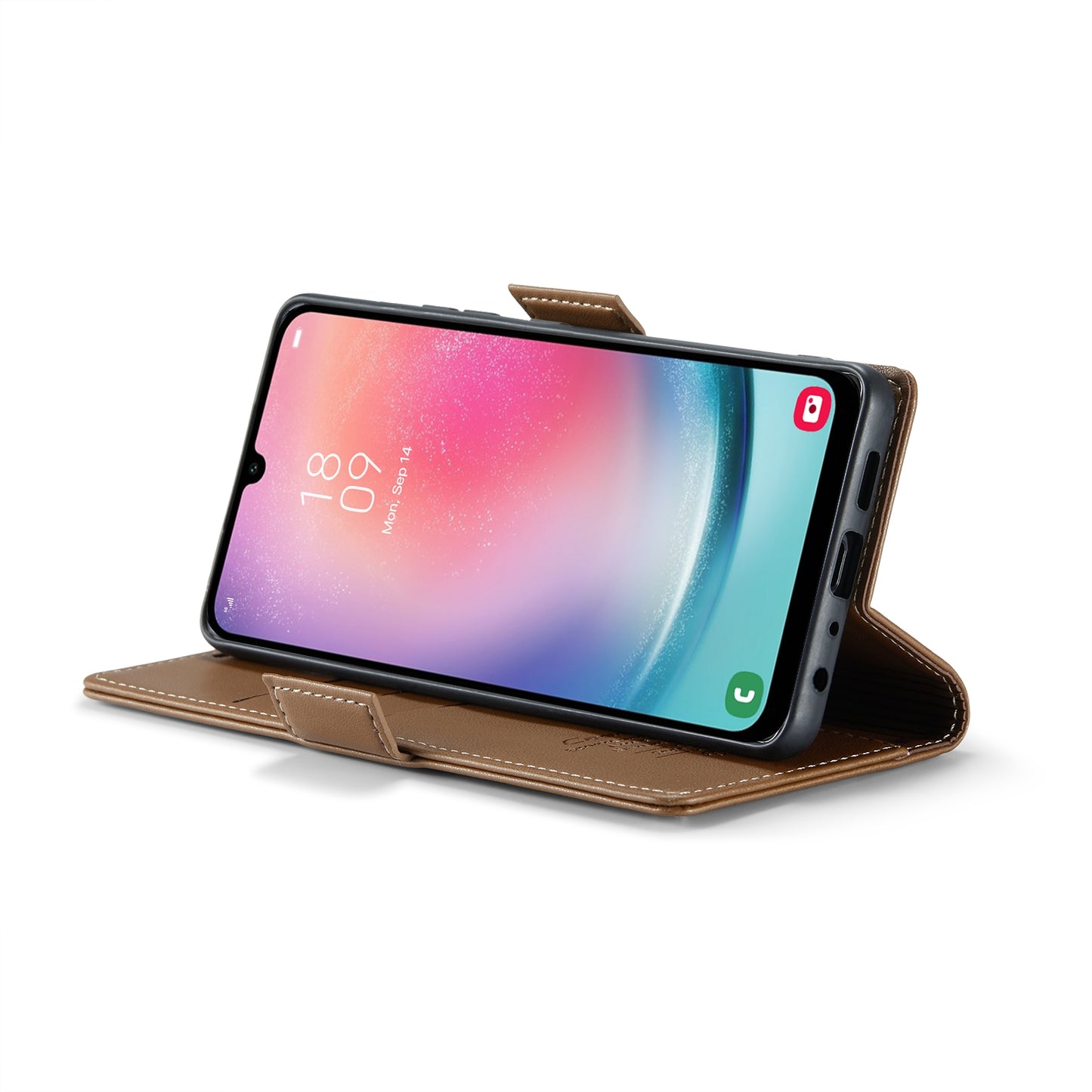 Samsung Galaxy A24 4G Litchi Texture RFID Anti-theft Leather Phone Case with Butterfly Buckle, Stand & Card Wallet with TPU Shell