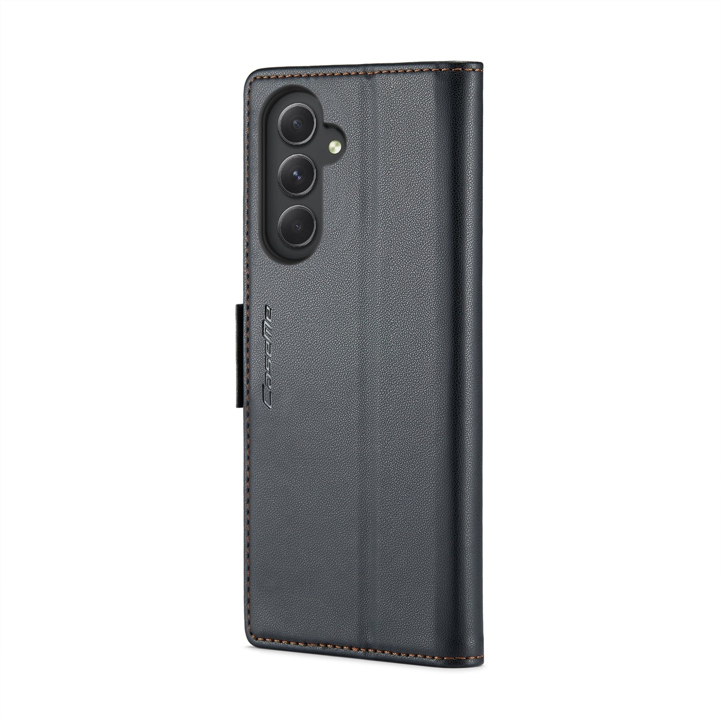 Samsung Galaxy A54 5G Litchi Texture RFID Anti-theft Leather Phone Case with Butterfly Buckle, Stand & Card Wallet with TPU Shell