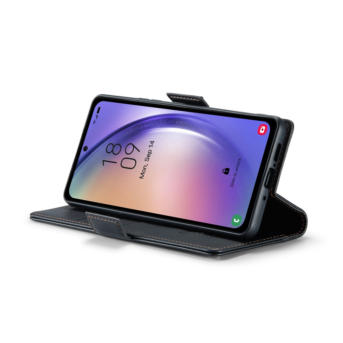 Samsung Galaxy A54 5G Litchi Texture RFID Anti-theft Leather Phone Case with Butterfly Buckle, Stand & Card Wallet with TPU Shell