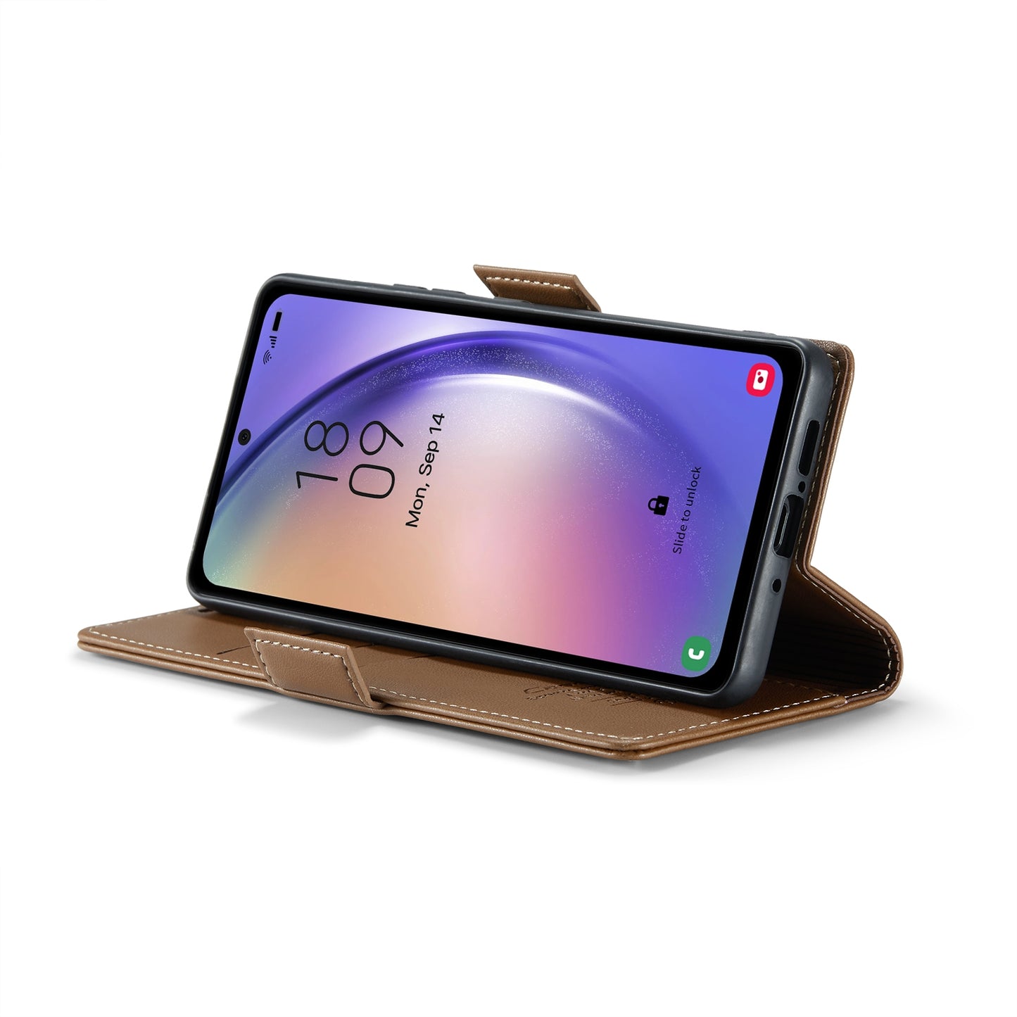 Samsung Galaxy A54 5G Litchi Texture RFID Anti-theft Leather Phone Case with Butterfly Buckle, Stand & Card Wallet with TPU Shell