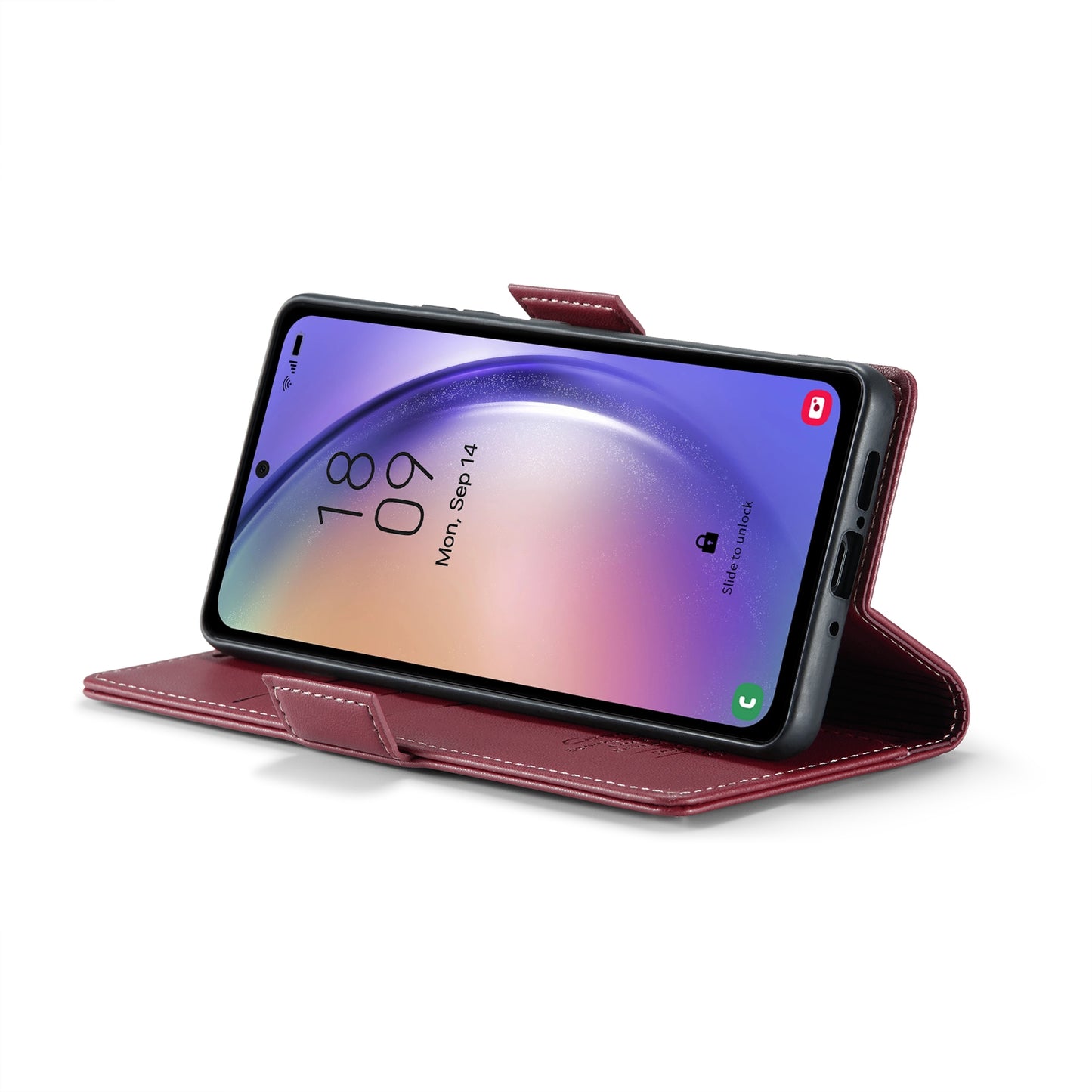 Samsung Galaxy A54 5G Litchi Texture RFID Anti-theft Leather Phone Case with Butterfly Buckle, Stand & Card Wallet with TPU Shell