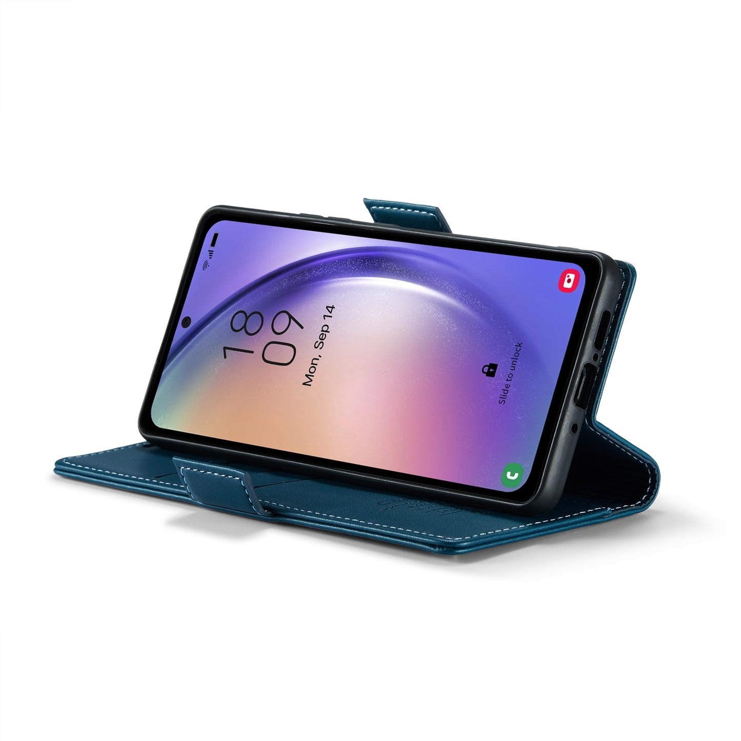 Samsung Galaxy A54 5G Litchi Texture RFID Anti-theft Leather Phone Case with Butterfly Buckle, Stand & Card Wallet with TPU Shell