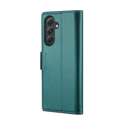 Samsung Galaxy A54 5G Litchi Texture RFID Anti-theft Leather Phone Case with Butterfly Buckle, Stand & Card Wallet with TPU Shell