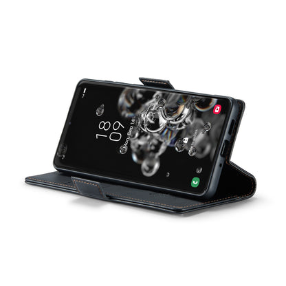 Samsung Galaxy S20 Ultra Litchi Texture RFID Anti-theft Leather Phone Case with Butterfly Buckle, Stand & Card Wallet with TPU Shell