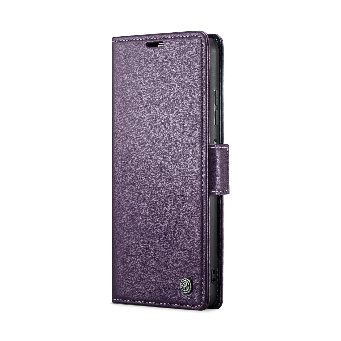 Samsung Galaxy A05s Litchi Texture RFID Anti-theft Leather Phone Case with Butterfly Buckle, Stand & Card Wallet with TPU Shell