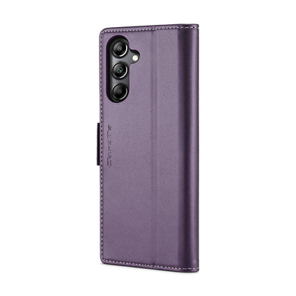 Samsung Galaxy A05s Litchi Texture RFID Anti-theft Leather Phone Case with Butterfly Buckle, Stand & Card Wallet with TPU Shell