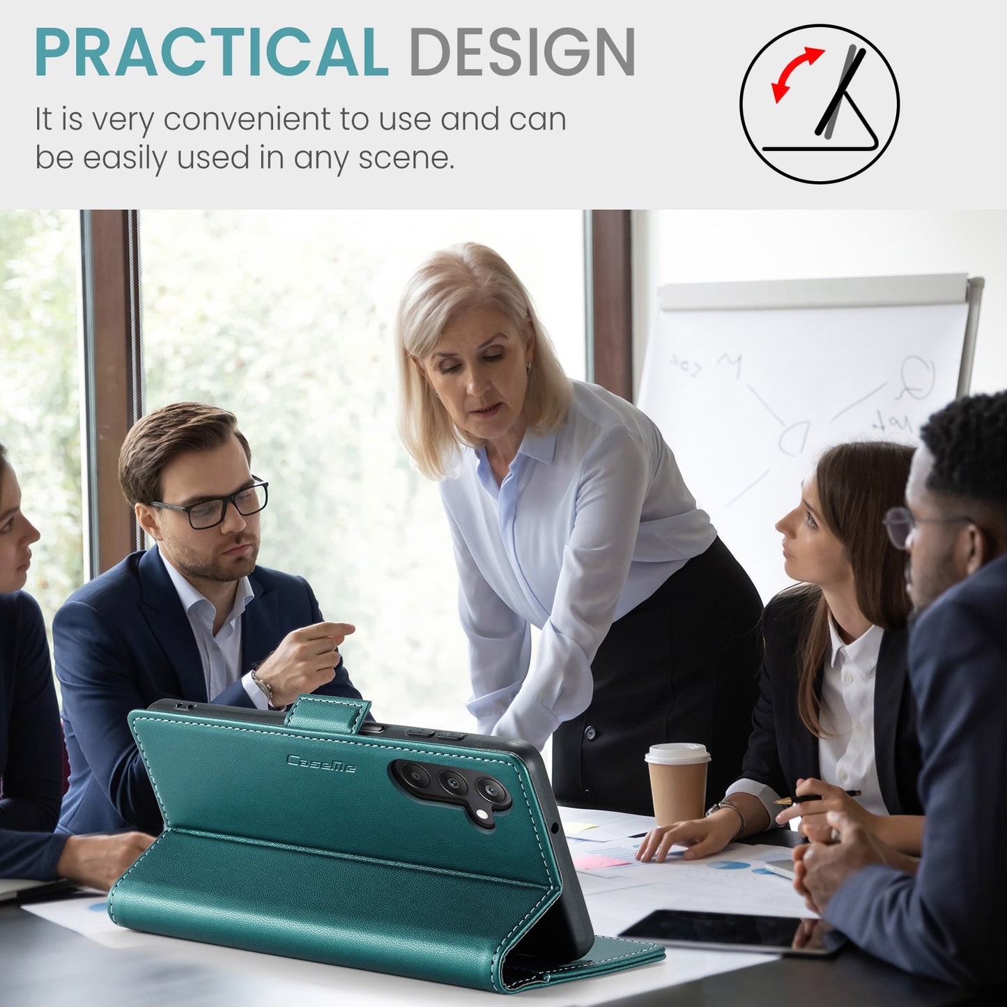 Samsung Galaxy A25 5G Litchi Texture RFID Anti-theft Leather Phone Case with Butterfly Buckle, Stand & Card Wallet with TPU Shell