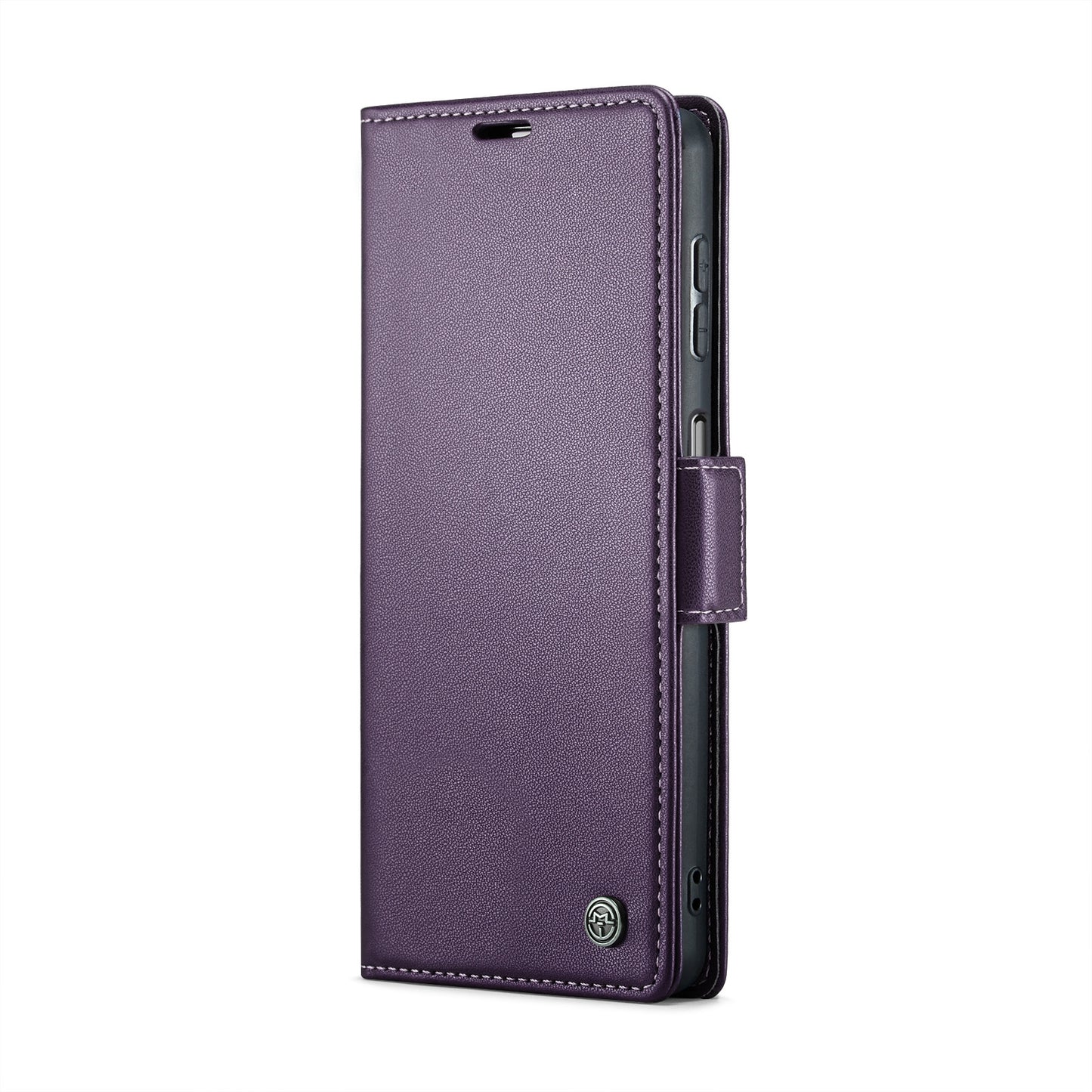 Samsung Galaxy A25 5G Litchi Texture RFID Anti-theft Leather Phone Case with Butterfly Buckle, Stand & Card Wallet with TPU Shell