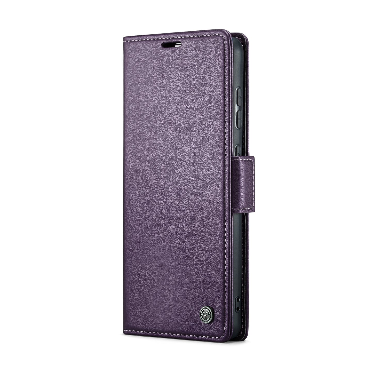 Samsung Galaxy A35 5G Litchi Texture RFID Anti-theft Leather Phone Case with Butterfly Buckle, Stand & Card Wallet with TPU Shell