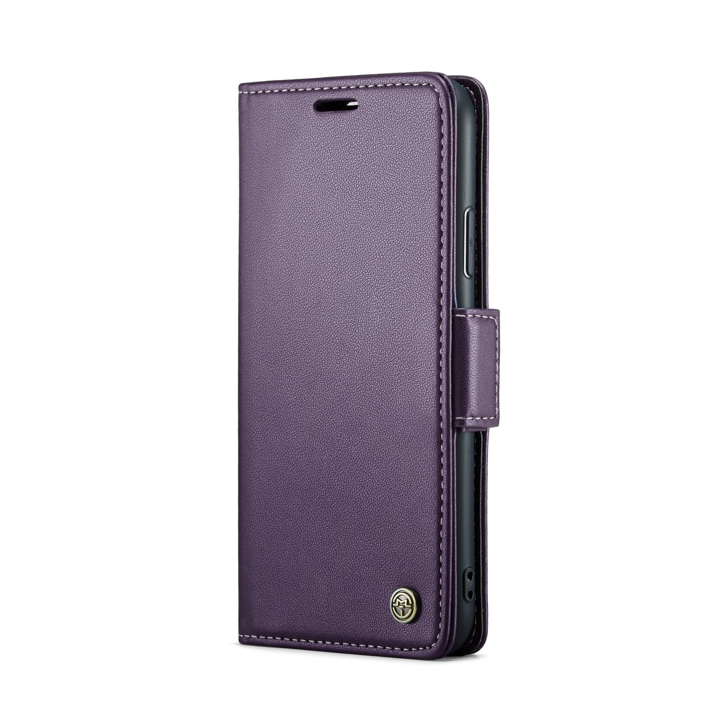 iPhone XR Litchi Texture RFID Anti-theft Leather Phone Case with Butterfly Buckle, Stand & Card Wallet with TPU Shell