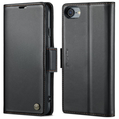 iPhone 7 Litchi Texture RFID Anti-theft Leather Phone Case with Butterfly Buckle, Stand & Card Wallet with TPU Shell