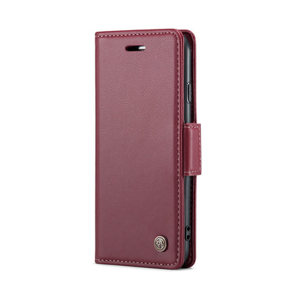 iPhone 6 Litchi Texture RFID Anti-theft Leather Phone Case with Butterfly Buckle, Stand & Card Wallet with TPU Shell