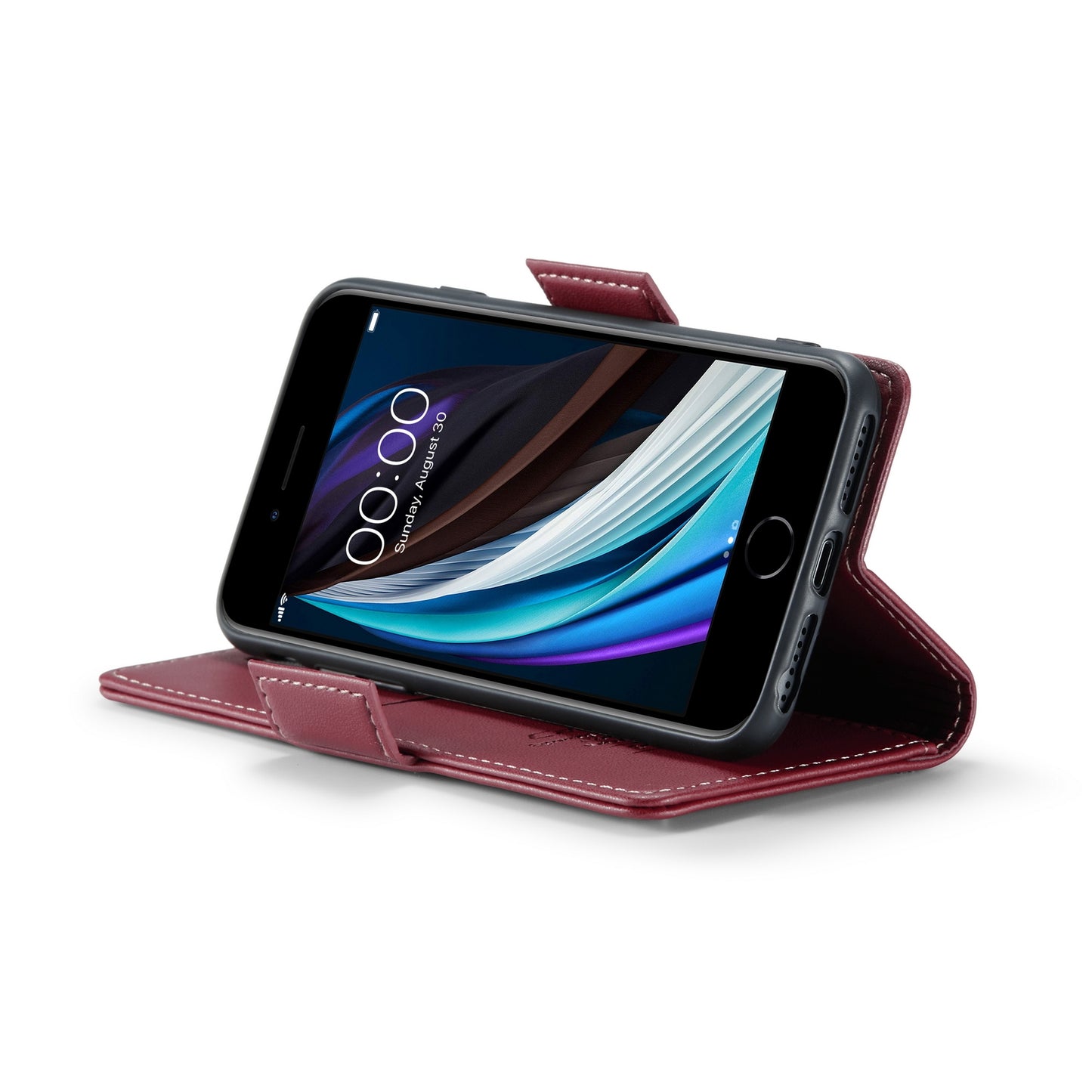 iPhone 6 Litchi Texture RFID Anti-theft Leather Phone Case with Butterfly Buckle, Stand & Card Wallet with TPU Shell