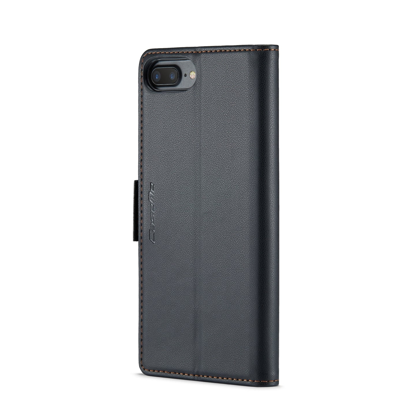 iPhone 7 Plus Litchi Texture RFID Anti-theft Leather Phone Case with Butterfly Buckle, Stand & Card Wallet with TPU Shell