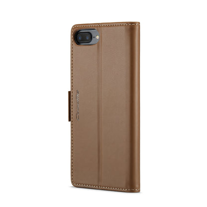 iPhone 6 Plus Litchi Texture RFID Anti-theft Leather Phone Case with Butterfly Buckle, Stand & Card Wallet with TPU Shell