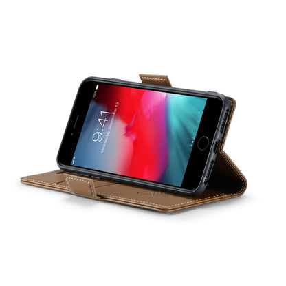 iPhone 6 Plus Litchi Texture RFID Anti-theft Leather Phone Case with Butterfly Buckle, Stand & Card Wallet with TPU Shell