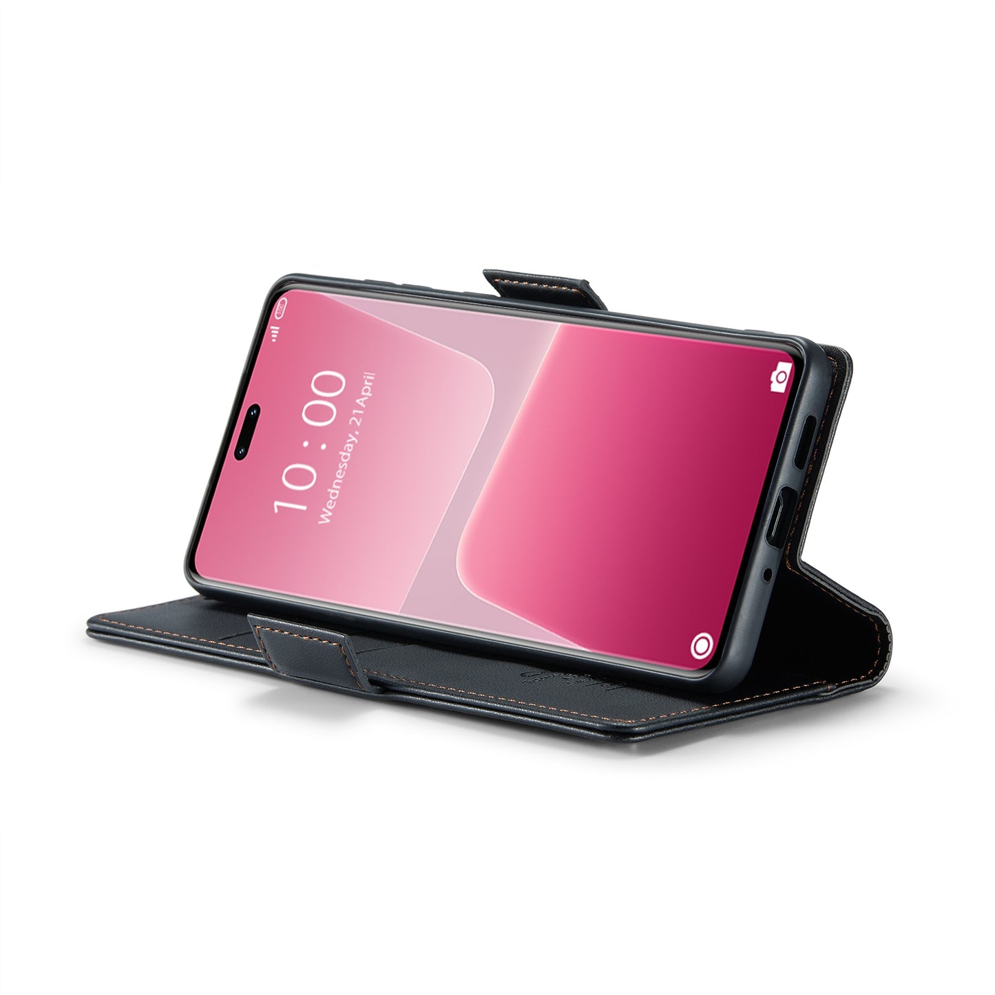 Xiaomi 13 Lite Litchi Texture RFID Anti-theft Leather Phone Case with Butterfly Buckle, Stand & Card Wallet with TPU Shell