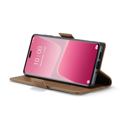 Xiaomi 13 Lite Litchi Texture RFID Anti-theft Leather Phone Case with Butterfly Buckle, Stand & Card Wallet with TPU Shell