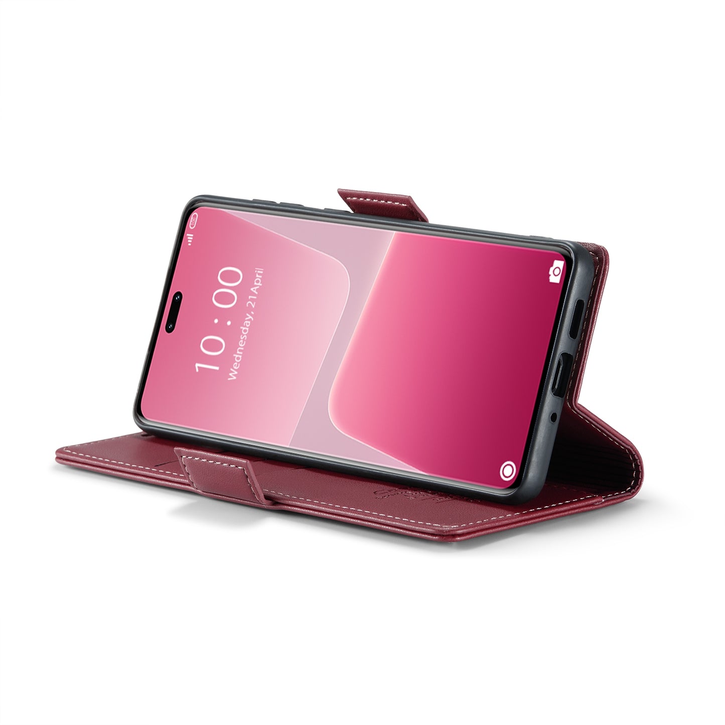 Xiaomi 13 Lite Litchi Texture RFID Anti-theft Leather Phone Case with Butterfly Buckle, Stand & Card Wallet with TPU Shell