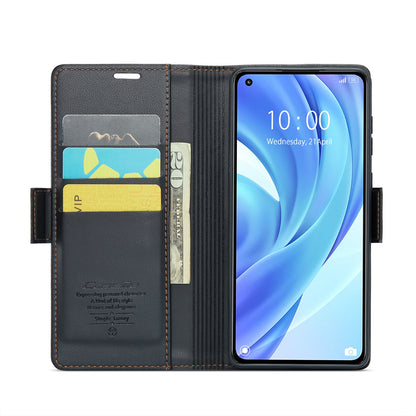Xiaomi Mi 11 Lite Litchi Texture RFID Anti-theft Leather Phone Case with Butterfly Buckle, Stand & Card Wallet with TPU Shell