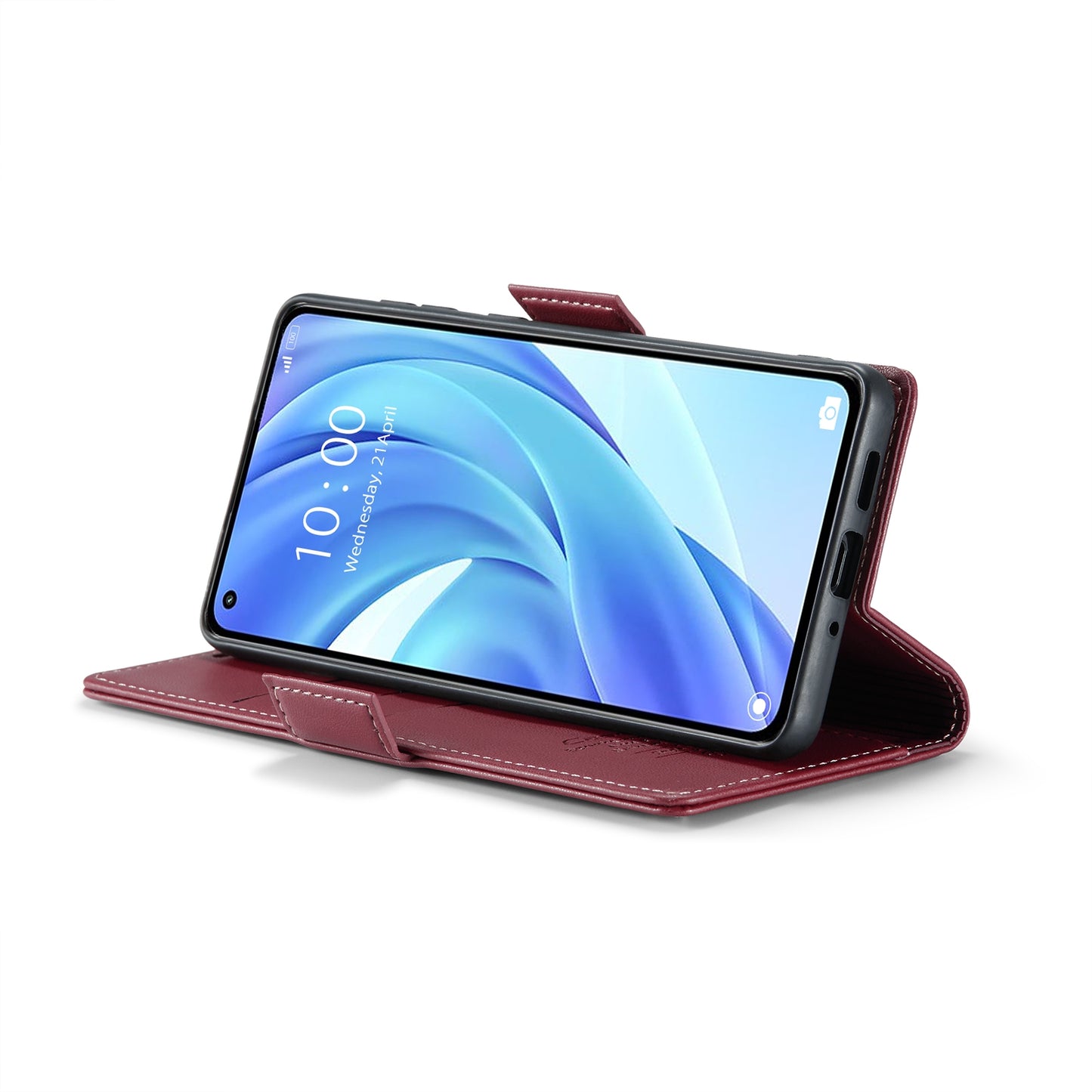 Xiaomi Mi 11 Lite Litchi Texture RFID Anti-theft Leather Phone Case with Butterfly Buckle, Stand & Card Wallet with TPU Shell