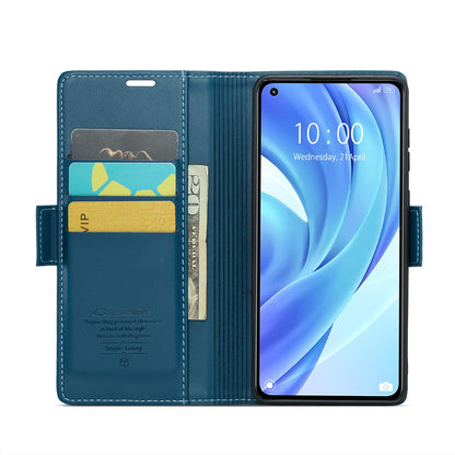 Xiaomi Mi 11 Lite Litchi Texture RFID Anti-theft Leather Phone Case with Butterfly Buckle, Stand & Card Wallet with TPU Shell