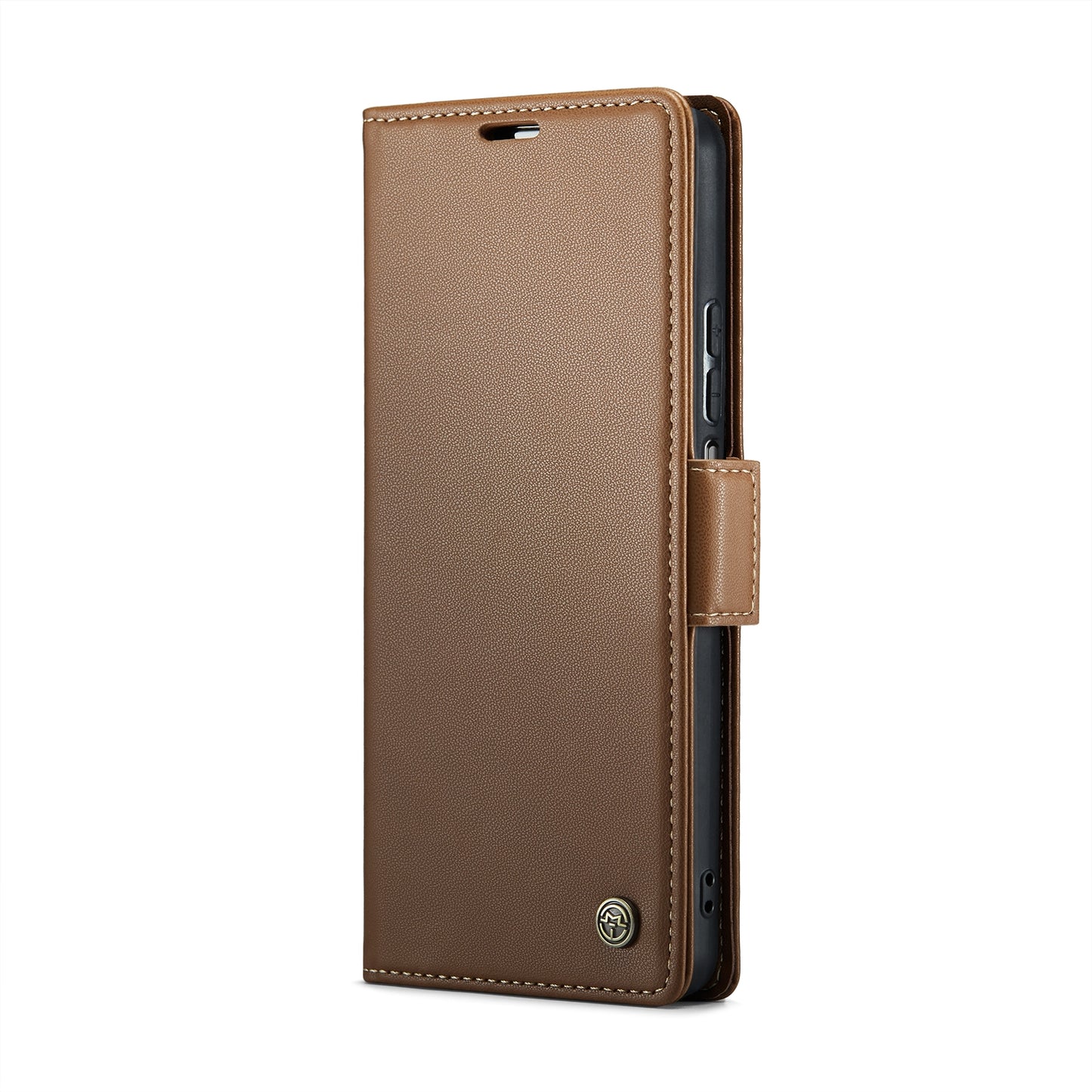 Xiaomi Redmi Note 11 4G Global Litchi Texture RFID Anti-theft Leather Phone Case with Butterfly Buckle, Stand & Card Wallet with TPU Shell