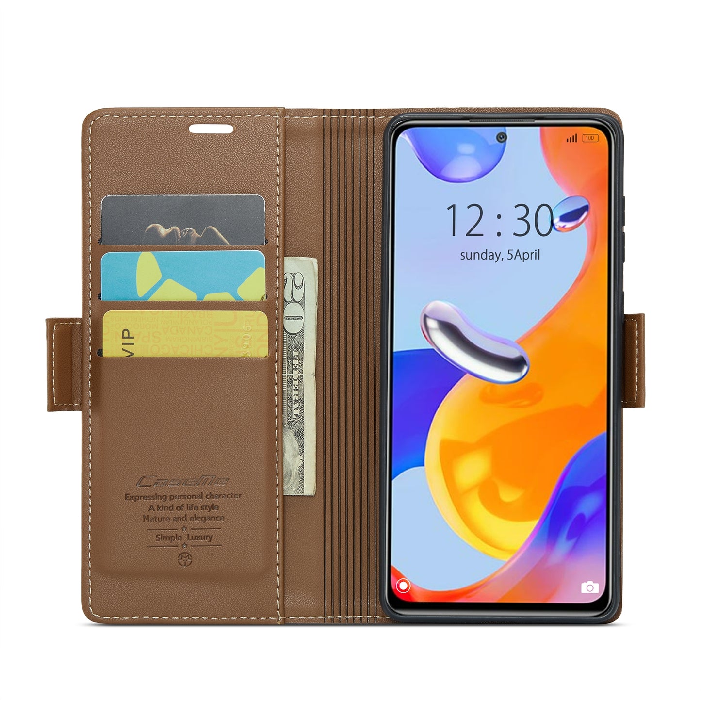 Xiaomi Redmi Note 11 Pro Global Litchi Texture RFID Anti-theft Leather Phone Case with Butterfly Buckle, Stand & Card Wallet with TPU Shell
