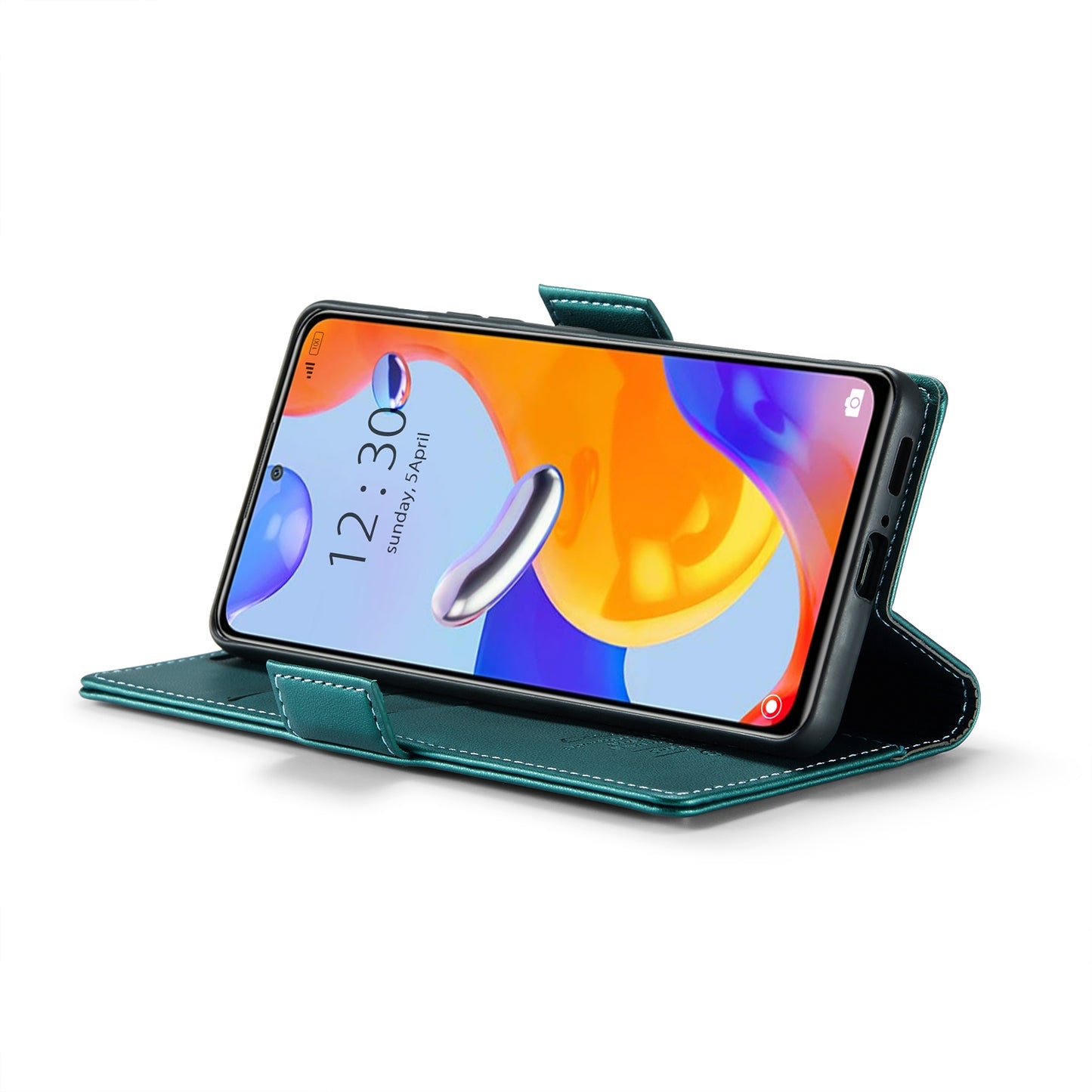 Xiaomi Redmi Note 11 Pro Global Litchi Texture RFID Anti-theft Leather Phone Case with Butterfly Buckle, Stand & Card Wallet with TPU Shell