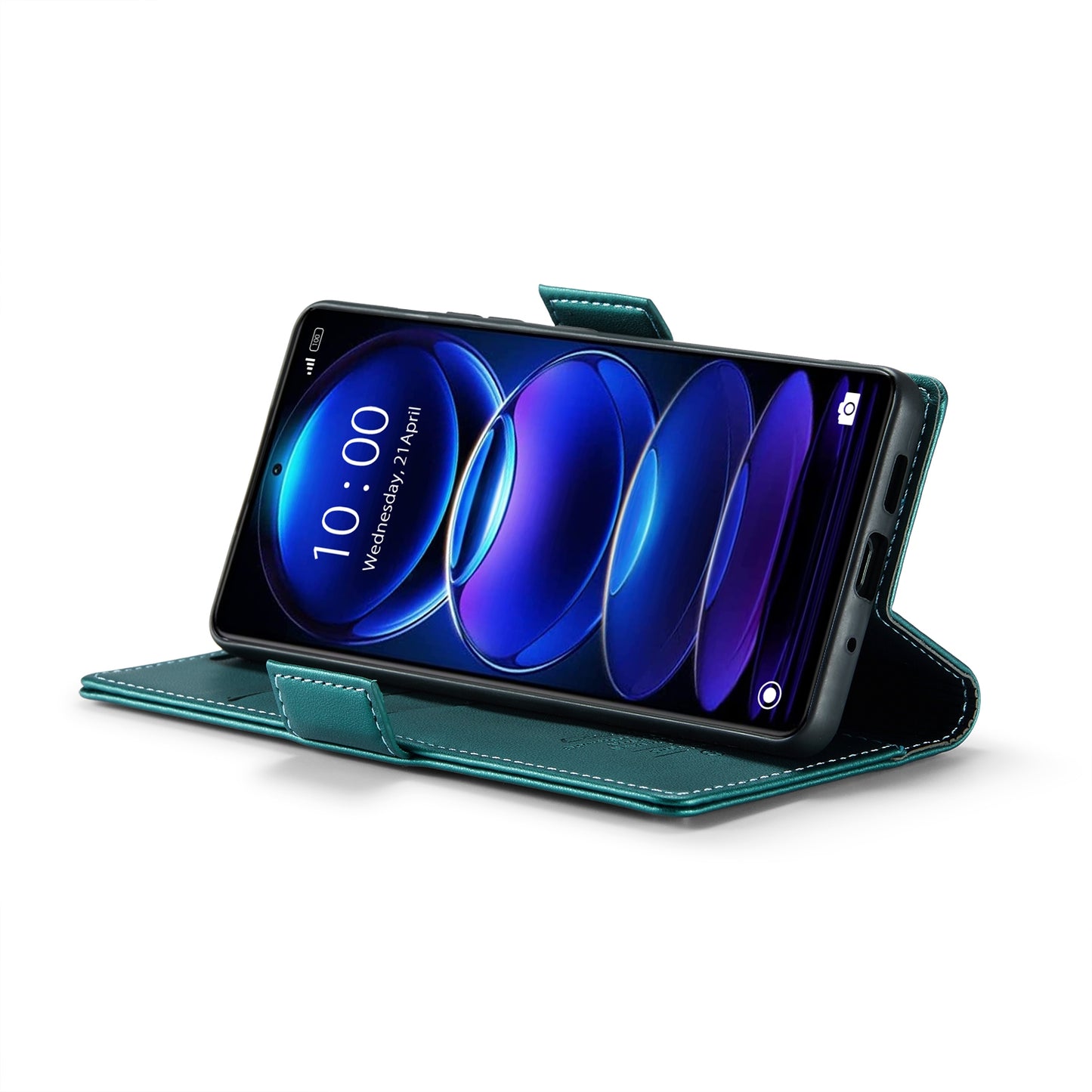 Xiaomi Redmi Note 12 Pro+ 5G Global Litchi Texture RFID Anti-theft Leather Phone Case with Butterfly Buckle, Stand & Card Wallet with TPU Shell