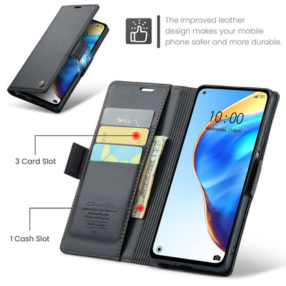 Xiaomi Mi 10T 5G Litchi Texture RFID Anti-theft Leather Phone Case with Butterfly Buckle, Stand & Card Wallet with TPU Shell