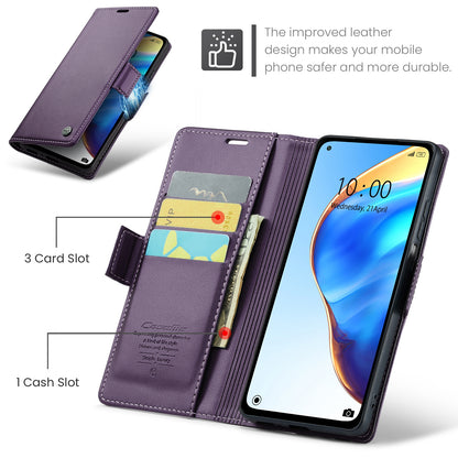 Xiaomi Mi 10T 5G Litchi Texture RFID Anti-theft Leather Phone Case with Butterfly Buckle, Stand & Card Wallet with TPU Shell