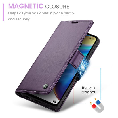 Xiaomi Mi 10T 5G Litchi Texture RFID Anti-theft Leather Phone Case with Butterfly Buckle, Stand & Card Wallet with TPU Shell