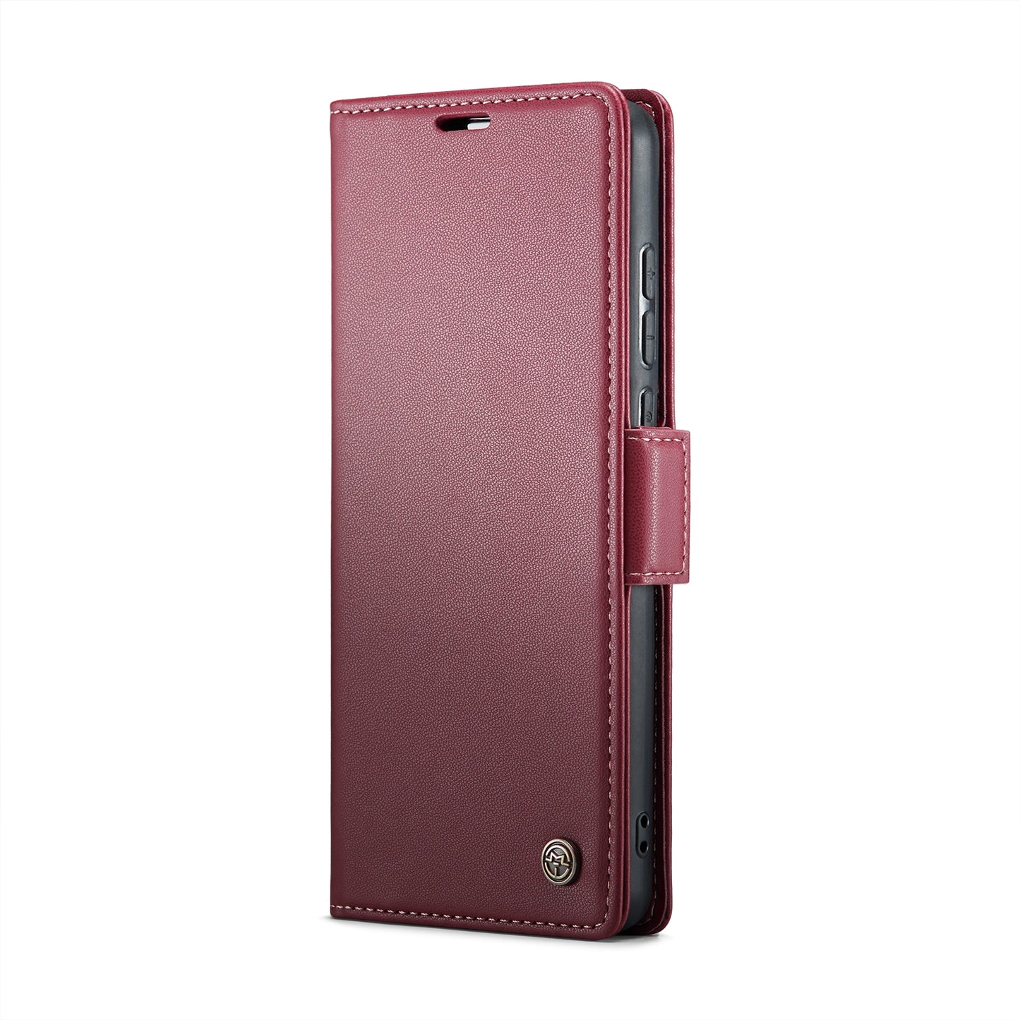 Xiaomi Redmi 11A Litchi Texture RFID Anti-theft Leather Phone Case with Butterfly Buckle, Stand & Card Wallet with TPU Shell